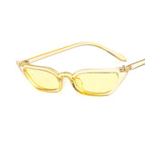 COOYOUNG Small Cat Eye Sunglasses Tint Candy Colorful Female Eyewear Sun Glasses Fashion Lunettes Gafas De Sol UV400