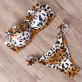 Bandeau Ruffle Bikini Set