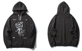 GONTHWID Harajuku Toy Bear Print Hooded Sweatshirts Streetwear Hip Hop Casual Pullover Hoodies 2020 Mens Fashion Outwear Tops