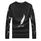 NaranjaSabor Mens O-neck Pullovers Spring Autumn Men Casual Sweatshirts Men Pure Color Streetwear High Quality Tee shirts N698