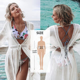 Black Sunflower Crochet Bikini Cover Up