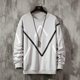 Solid Black and White LD Sweatshirt