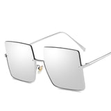 Yoovos 2021 Sunglasses Women Luxury Sun Glasses For Women Glasses Retro Brand Square Sunglasses Women Metal Half Frame Eyewear