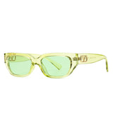 Vintage Sexy Lady Square Sunglasses Women Fashion Luxury Brand Designer Travel Hip Hop Small Frame Eye Sun Glasses Shades Gafas