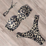 Bandeau Ruffle Bikini Set