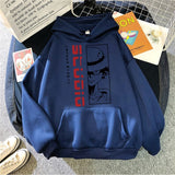 Studio Mens Clothing Harajuku Thicken Swetshirts Anime Prints Clothes Funny Thicken Hoodies Fashion Crewneck sweatshirts New