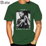 Rare! Nipsey Hussle T-Shirt Crenshaw Rap Rapper HipHop Victory Lab Mens L-2XL 2020 Short Sleeve Cotton T Shirts Man Clothing