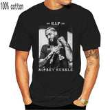 Rare! Nipsey Hussle T-Shirt Crenshaw Rap Rapper HipHop Victory Lab Mens L-2XL 2020 Short Sleeve Cotton T Shirts Man Clothing