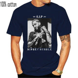 Rare! Nipsey Hussle T-Shirt Crenshaw Rap Rapper HipHop Victory Lab Mens L-2XL 2020 Short Sleeve Cotton T Shirts Man Clothing