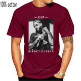 Rare! Nipsey Hussle T-Shirt Crenshaw Rap Rapper HipHop Victory Lab Mens L-2XL 2020 Short Sleeve Cotton T Shirts Man Clothing