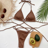 Polka Dot Brazilian Bikini Set