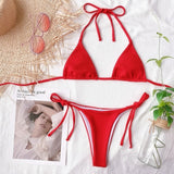 Polka Dot Brazilian Bikini Set