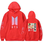 Korean BTS Hoodie Love Yourself Hoody Men Long Sleeves Unisex Nice Hooded Hoodies Women Sweatshirts Pink Streetwear Hip Hop