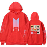 Korean BTS Hoodie Love Yourself Hoody Men Long Sleeves Unisex Nice Hooded Hoodies Women Sweatshirts Pink Streetwear Hip Hop