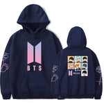 Korean BTS Hoodie Love Yourself Hoody Men Long Sleeves Unisex Nice Hooded Hoodies Women Sweatshirts Pink Streetwear Hip Hop